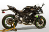 Carbon Fiber Stainless Full Exhaust - For 17-23 Kawasaki Ninja 650/Z650