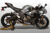 Street Slayer Carbon Fiber Slip On Exhaust - For 09-25 Kawasaki ZX6R