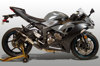 Tech 1 Carbon Fiber Slip On Exhaust - For 09-25 Kawasaki ZX6R