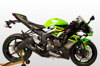 Black GP19 Full Exhaust - For 09-25 Kawasaki ZX6R