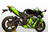 Black GP19 Stainless Steel Full Exhaust - For 16-20 Kawasaki ZX10R