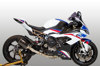 Tech1 Carbon Fiber Full Exhaust - For 20-23 BMW S1000RR