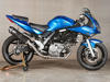 Race Mount Carbon Fiber Full Exhaust w/ Stainless Tubing - For 2003 Suzuki SV650