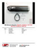 Carbon Fiber Bolt On Exhaust Muffler - For 01-03 Suzuki GSXR600