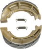 Grooved Organic Brake Shoes - For Rear On 02-14 LTF250 Ozark & 04-11 LTZ250