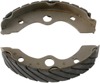 Grooved Organic Brake Shoes - Honda TRX200 FL350/400