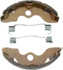 Grooved Organic Brake Shoes - Honda TRX200/250/300