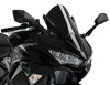 Z-Racing Windscreen - Black - For 20-21 Kawasaki Ninja 650