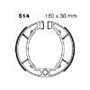 Rear Organic Brake Shoes - For 72-83 Yamaha XS650