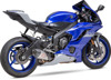 AT2 Street Slip On Exhaust - SS/CF Works - For 06-20 Yamaha YZF R6