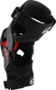 Supertech RK-10 Plasma Knee Brace Black/Red Small by Alpinestars - Compact knee brace, For off-road use