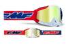 FMF Vision Powerbomb Goggles - US Of A w/ Gold Mirror Lens