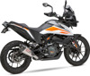 AT2 Street Slip On Exhaust - For 20-24 KTM 390 Adventure