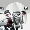 SwitchBlade Chopped Quick Release Windshield - Overall Height: 21.10", Width: 22.20"