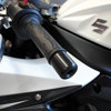 Black Bar End Sliders - For Suzuki GSXR, GSXS, & SV