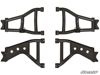 High Clearance 1.5" Rear Offset Rear A-Arms - Black - For 12-21 Kawasaki Teryx