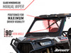 Glass Windshield - For 16-20 Polaris RZR S 1000