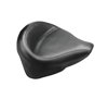 Wide Smooth Vinyl Solo Seat - For 00-16 Harley Softail