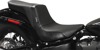 Daytona Basketweave Vinyl 2-Up Seat Black Low - For 18-20 Harley FXLR FLSB