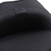 Wide Smooth Naugahyde Solo Seat w/Backrest - For 12-17 Harley FLS 11-13 FXS