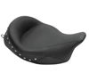 Studded Super Smooth Vinyl Solo Seat - For 06-20 Harley FLH FLT