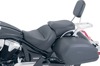 Touring Smooth Vinyl 2-Up Seat - Black - For Honda Stateline Interstate Sabre