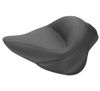 Wide Smooth Vinyl Solo Seat - For 12-17 Harley FLS 11-13 FXS