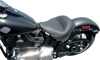 Wide Smooth Vinyl Solo Seat - For 12-17 Harley FLS 11-13 FXS