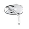 Motorcycle Mini Chrome Mirror - 10mm Universal