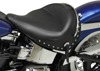 Wide Studded Vinyl Solo Seat - For 05-17 Harley FLSTN