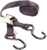 Black Classic Tie-Downs 66"x1" Pair - 1200lbs, Cam Buckle