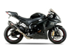 Street R77 Carbon Fiber Slip On Exhaust - For 12-16 Suzuki GSXR1000