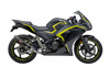 Race R77 Carbon Fiber Slip On Exhaust - For 15-16 Honda CBR300R/CB300F