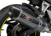 Race R77 Carbon Fiber Slip On Exhaust - For 15-16 Honda CBR300R/CB300F