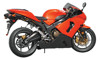 Street RS5 Carbon Fiber Slip On Exhaust - For 05-06 Kawasaki ZX6R