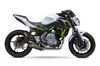 Race Alpha Works Carbon Fiber Stainless Full Exhaust - For 17-20 Z650 & Ninja 650