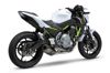 Race Alpha Works Carbon Fiber Stainless Full Exhaust - For 17-20 Z650 & Ninja 650