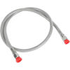 16in Universal Brake Line - Clear w/Stainless Steel Ends