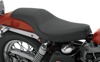 Predator Plain Leather 2-Up Seat - Black - For 58-78 HD Sportster