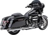 Neighbor Hater Slip On Exhausts 4.5" Chrome - For 17-21 Harley Touring