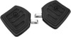 Contour Mini Passenger Floorboards - Black - For Stock HD Peg