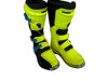 Blitz Xp Dirt Bike Boots - Yellow Mx Sole Us Size Youth 04 - *pre-owned, Used*