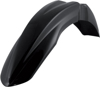 Front Fender - Black - For 09-12 Kawasaki KX250F KX450F