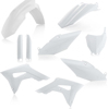 White Complete Plastic Kit - For 17-18 Honda CRF450R 2018 CRF250R