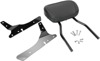 Round 14" Sissy Bar - Black - For 04-18 Harley XL Sportster