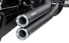 PowerPort Black + Aluminum Tips Full Exhaust - For 14-20 Harley XL