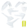 Full Plastic Kit - White/Yellow Original 2019 - For 17-23 Husqvarna TC 65