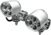 2" LED Driving Light Kit w/ 1-1/4" Clamps - Silver