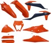 Full Plastic Kit - Orange/Blue Original 2022 - Fits Many 20-23 KTM 150-500