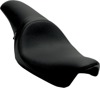 Predator Smooth SR Leather 2-Up Seat Black Low 3/4" - For 96-03 FXD Dyna